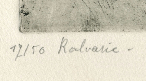 Etsen kopen van de Antwerpse kunstenaar Jules Van Ael