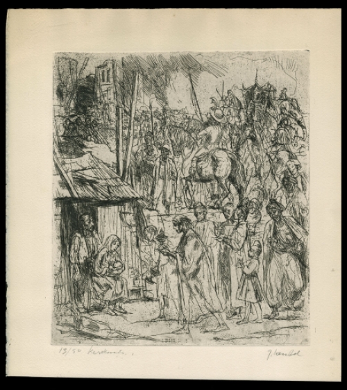 Antwerpse ets van de Antwerpse etser Jules Van Ael kopen