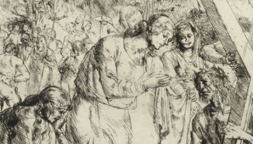 Kristus onder het kruis 51/100