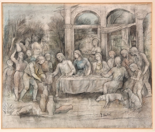 Tekening van Jules Van Ael
