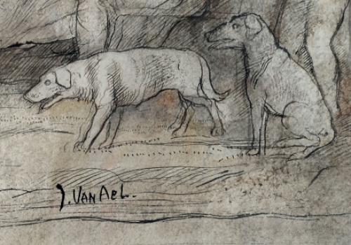 Tekening, Met de Heer aan tafel