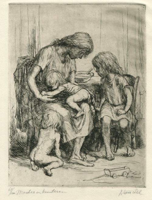 Grote ets van de Antwerpse kunstenaar Jules Van Ael bestellen