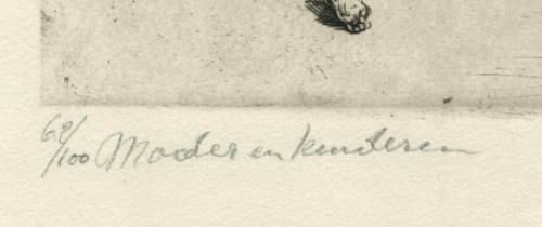 Etsen kopen van de Antwerpse kunstenaar Jules Van Ael