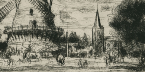 Etsen kopen van de Antwerpse kunstenaar Jules Van Ael