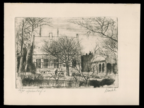 Ets van de Belgische etser Jules Van Ael kopen