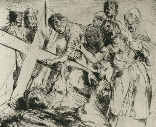 Etsen kopen van de Antwerpse kunstenaar Jules Van Ael