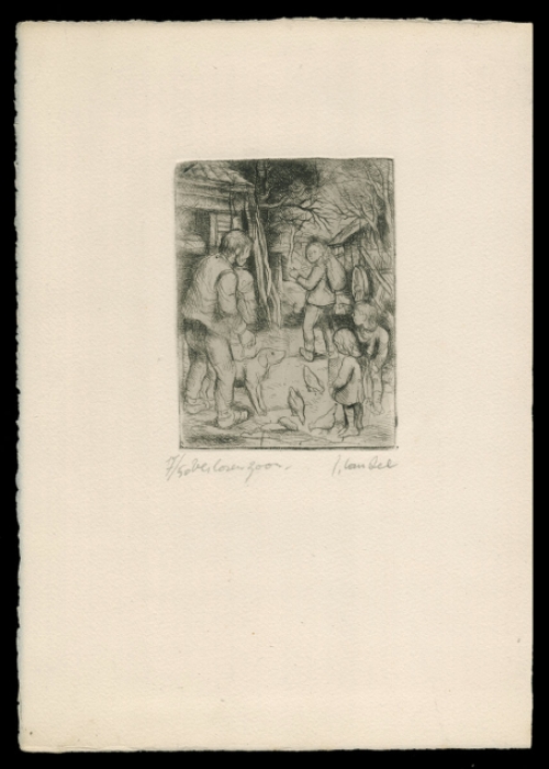 Ets van de Vlaamse etser Jules Van Ael kopen