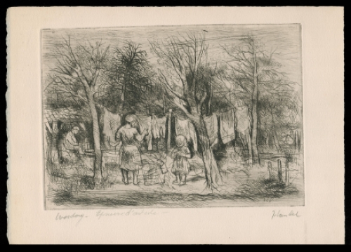 Ets van de Belgische etser Jules Van Ael kopen