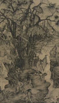 Zeer grote ets van J. Vanpaemel kopen