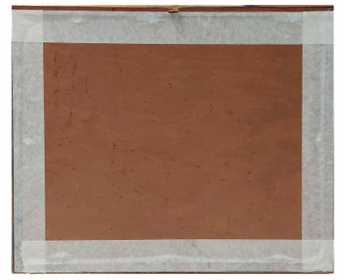 Olieverfschilderij op paneel van J. Verwest