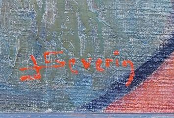 Schilderij van de Belgische schilder J. Severin