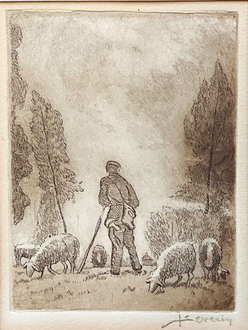 Ets van J. Severin, de schaapsherder