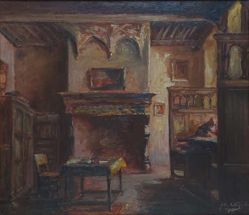 Schilderij uit 1947 van Belgische schilder Julien Van de Veegaete