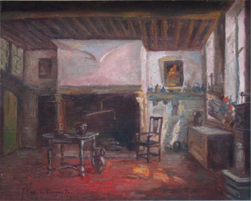 Belgische kunstschilder Julien Van de Veegaete