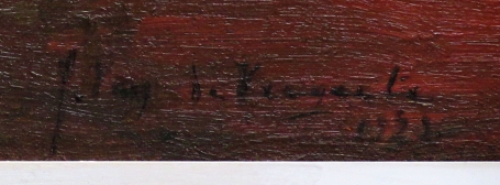 Belgische schilder Julien Van de Veegaete