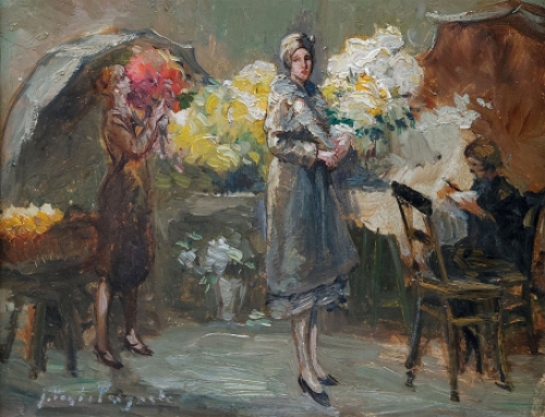 Schilderij van de Belgische kunstschilder Julien Van de Veegaete kopen