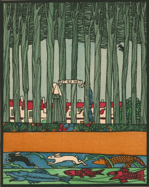 Gravure  van Jules Fonteyne uit 1930