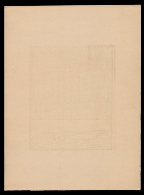 Jules Fonteyne met een gesigneerde houtsnede uit 1930