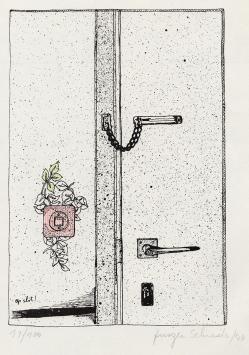 Litho uit 1974 van Jürgen Schneider 