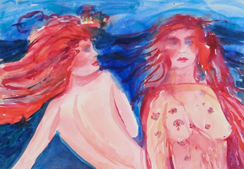 Schilderij door de nederlandse kunstenaar  Fontijn, Jurjen