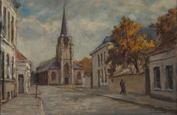 Belgische kunstenaar Juul (Jules) Decort