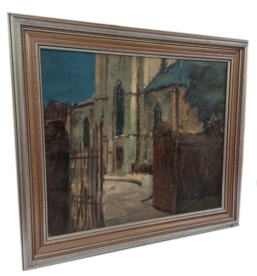 Inkom kerk St-Baafs te Wilrijk