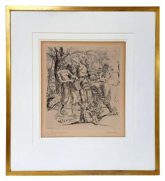 Gravure van de Belgische kunstenaar Jules Van Ael kopen