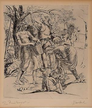 Ets van Jules Van Ael, de fruitoogst