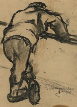 De Belgische kunstenaar Jules Van De Leene