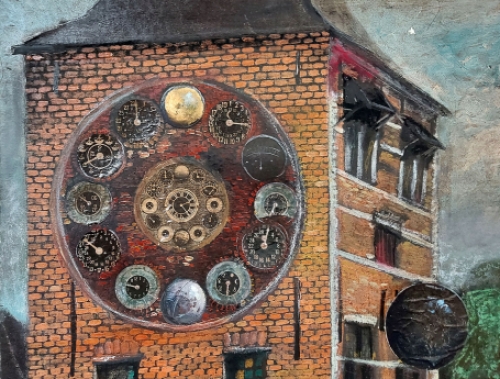 Schilderij van de Belgische kunstschilder Jan Van Den Driessche