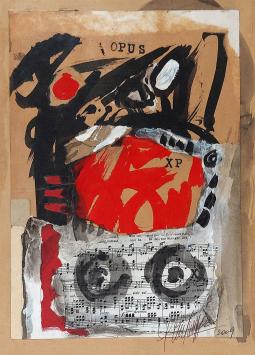 Kristina Embregts met een collage