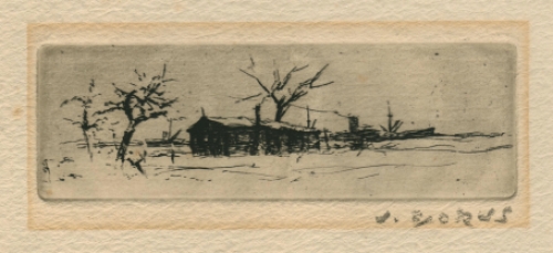 Ets van de Belgische graficus Jaak Gorus