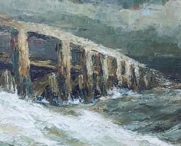 Schilderij van de Belgische kunstschilder Luc Kaisin