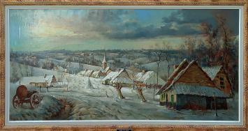 Landschap van de Belgische kunstenaar Karel de Bauw