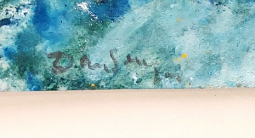 Mixed media uit 1998 van de Belgische kunstenaar Karel Dierickx