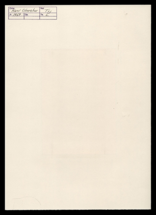 Ex libris Tsjechische kunstenaar Karel Oberthor