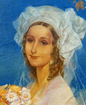 Romantisch kunstwerk uit 1942