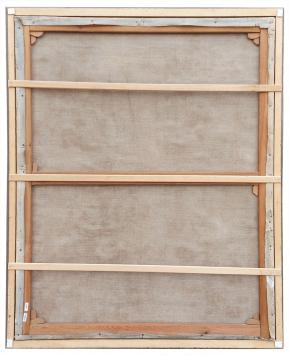 Dame met ruiker in de handen – Oil on canvas – Karel Van Belle – 1942