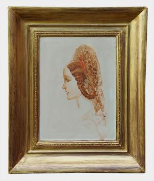 Schilderij van de Belgische kunstschilder Karel Van Belle