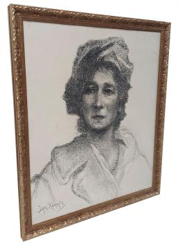 Houtskooltekening, Mevrouw G.