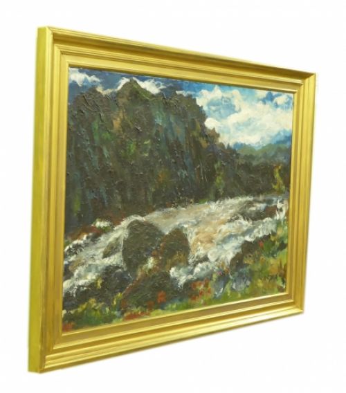 Le peintre belge Charles Louis Kerfs