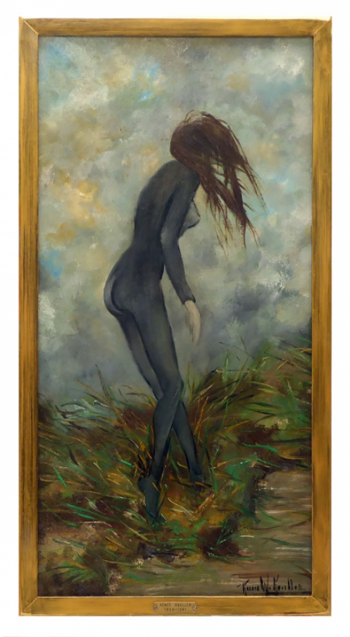 Belgische kunstschilderes Renée Keuller