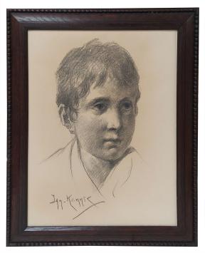 Tekening uit 1973 van Ignace kennis kopen
