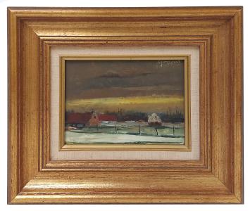 Olieverfschilderij  van de Belgische kunstenaar van Vic Dooms