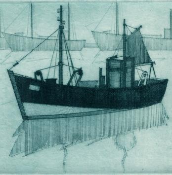 Vissersboot, ets van L. Smets