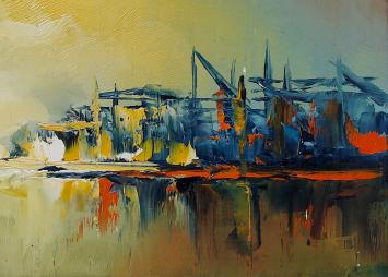 Schilderij van de Belgische kunstschilder Leo Jordaens kopen