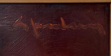 Zicht op kranen in de Antwerpse haven