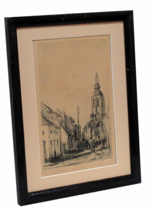 Belgische etser en tekenaar Romain Malfliet