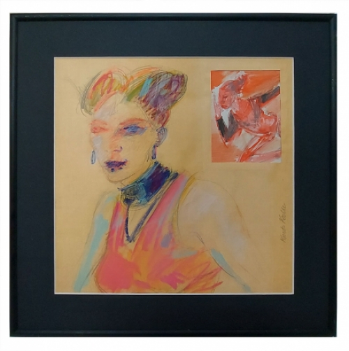 schilderij van de Belgische schilder Knut Kersse