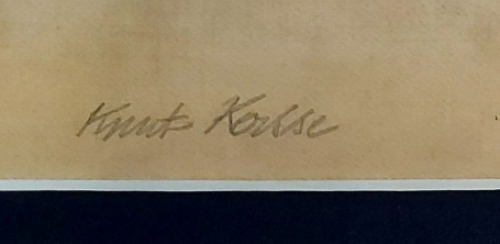 Schilderij van de Belgische kunstschilder Knut Kersse